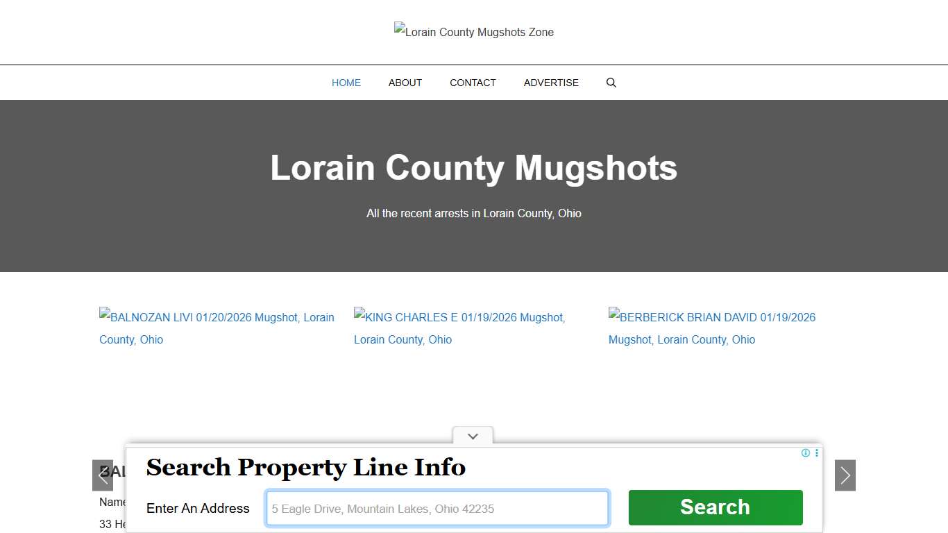 Lorain County Mugshots Zone